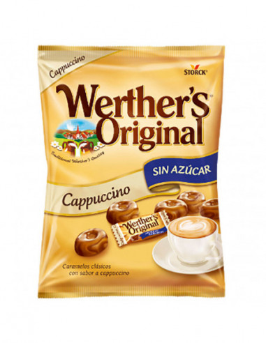 Caramelos Werther sabor capuchino sin azúcar en bolsa de kilo