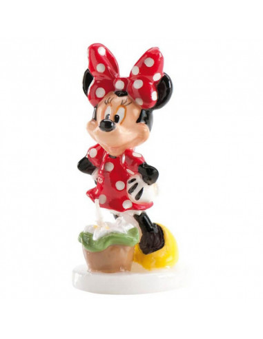 Paquete con una vela del personaje Minnie Mouse.

Mide 8 cm de alto. Sin número