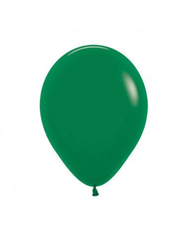 Globos color verde bosque ESPECIAL DECO. 

La bolsa contiene 100 unidades.

Medida: 12" - 30cm