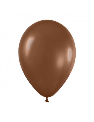 Globos 30cm Marrón 100u Balloonia