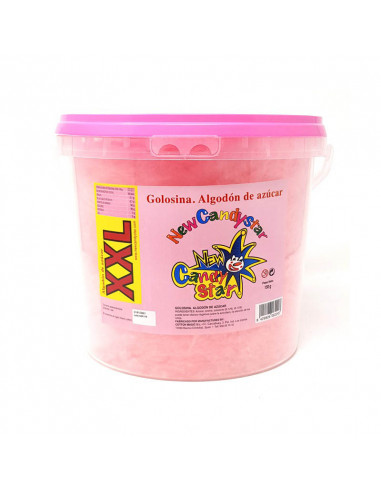Bote de algodón de azúcar de color rosa y sabor fresa

Pesa 100gr y mide 15 cm de alto x 15 cm de diámetro