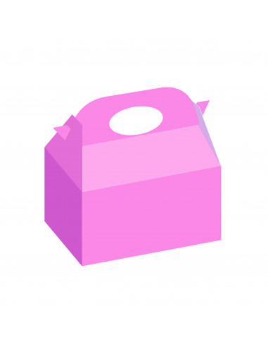 12 cajas de cartón para rellenar con chuches de color lila