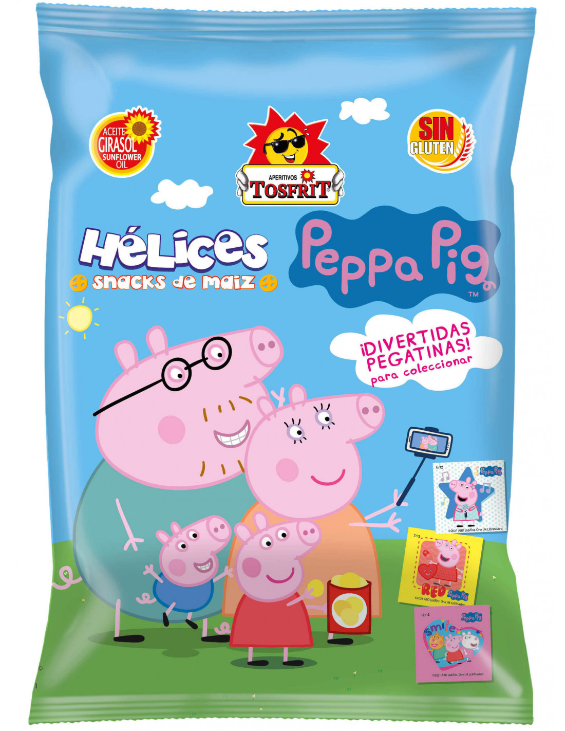 Hélices Peppa Pig 18x22g Tosfrit
