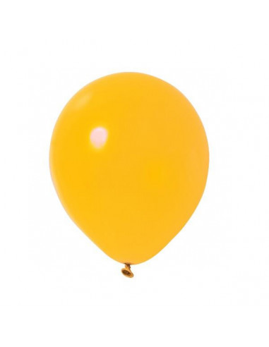 Bolsa con 100 globos de color amarillo
Fabricados en España con látex 100% biodegradable. 

MEDIDA: 12" - 30 cm de diámetro