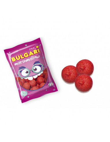 Bolsa de 100 unidades de nubes en forma de bola de color rojo marca Bulgari