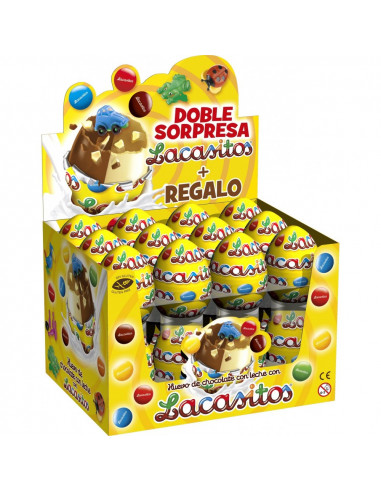 Huevos de chocolate Lacasitos 24u