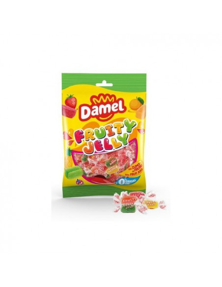 Caramelos tipo gominolas con zumo de frutas.  Bolsa de 1 kg