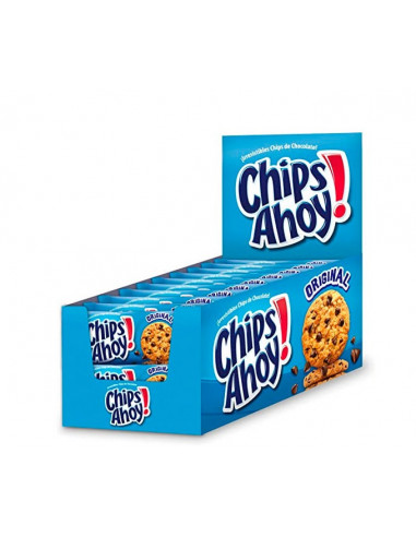 20 bolsas de galletas chips ahoy mini de 40 gramos cada una