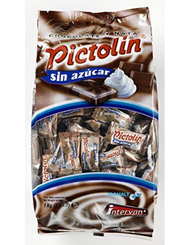 Pictolin Masticable Choco Toffe Nata Sin Azúcar 1Kg. ➤ Superbelen ®
