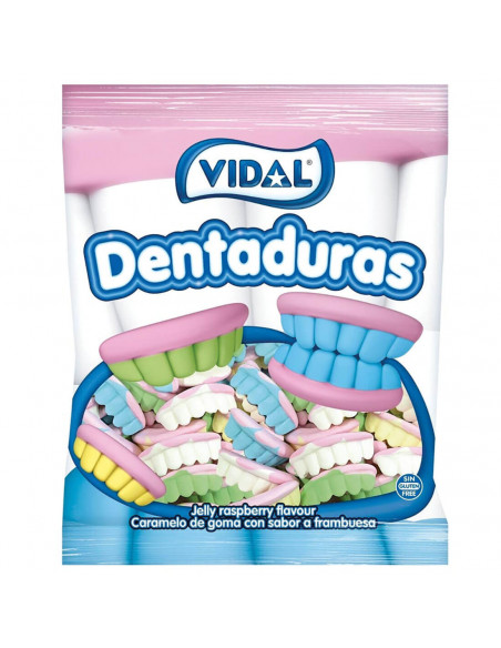 250 gominolas foam en forma de dentaduras. Marca Vidal.