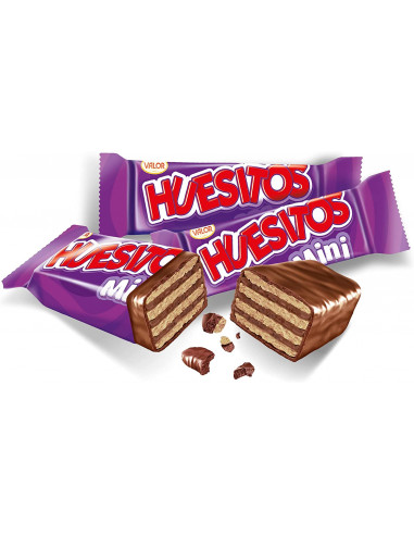 Los HUESITOS de barquillo con chocolate, ahora en formato mini.

Cada paquete contiene 20 MINI HUESITOS