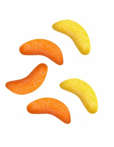 Gominolas en forma de gajos de naranja y limón con azúcar. 

Bolsa de 1 kilo