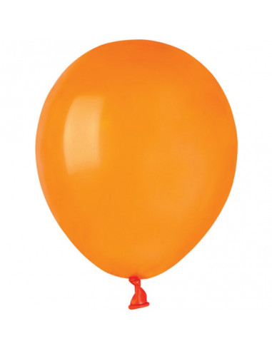 Globos color naranja 100u  FESTIVAL