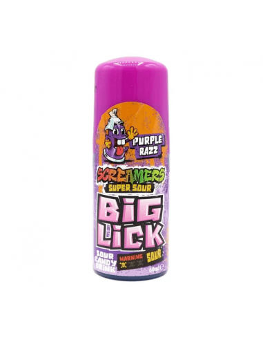 Screamers big lick super sour purple...