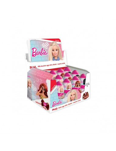 Huevos de chocolate Barbie 24u BIP CANDY