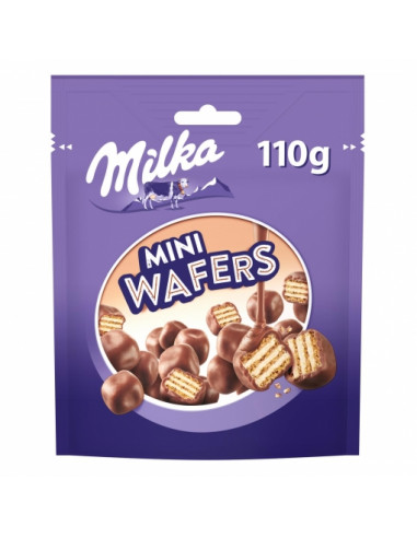 Milka mini wafers 8x110g MONDELEZ