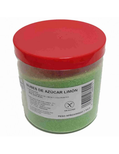 Azúcar para algodón de feria sabor limón.

Bote de 1 kg