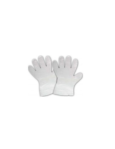 Guantes de plástico 100uds.