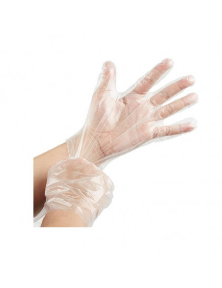 guantes de plastico desechables