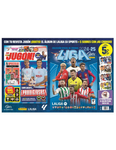 album más revista jugón de la liga 24-25 de panini