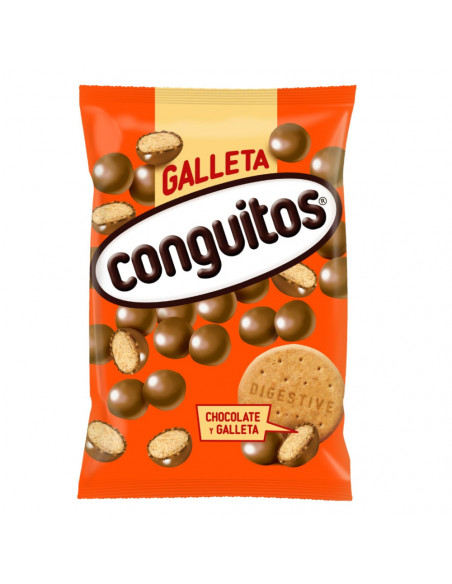 Bolas de galleta cubiertas de chocolate con leche