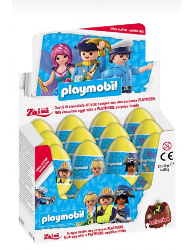 huevos de chocolate con sorpresa de playmobil