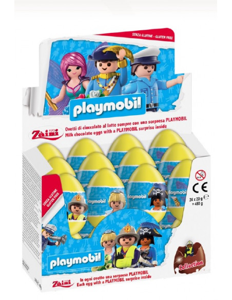 huevos de chocolate con sorpresa de playmobil