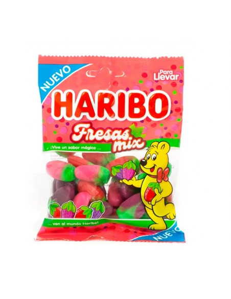 Gominolas fresas mix de haribo