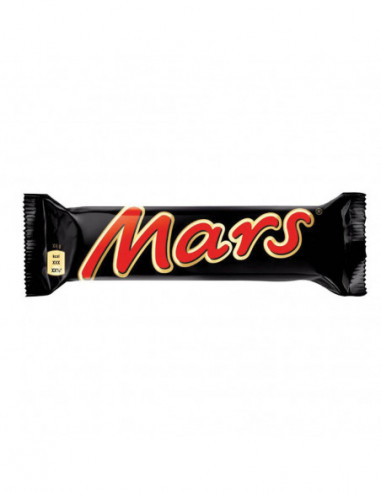 Mars. Deliciosa fusión de chocolate, caramelo y turrón.

El estuche contiene 24 unidades de 50 gramos.